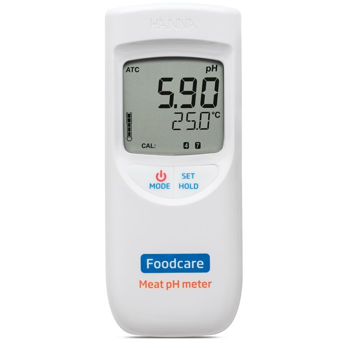 HI99163微电脑酸度pH -温度°C测定仪（肉类/食品行业）