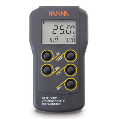 HI935002 双通道便携式宽范围温度（°C/°F）测定仪