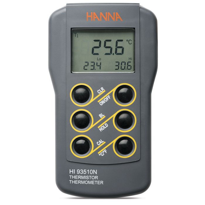 带校准选项的防水热敏电阻温度计 - HI93510N