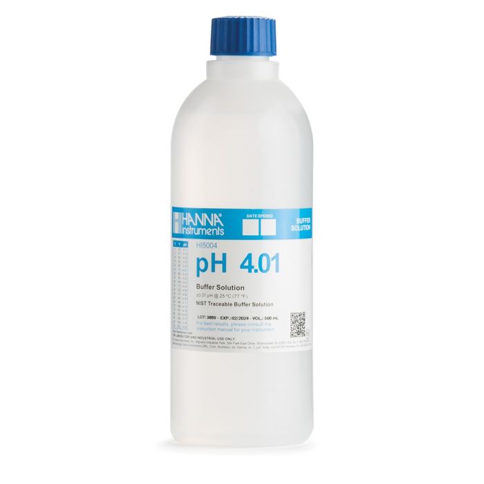 HI5004实验室等级酸度（4.01 pH）标准缓冲液