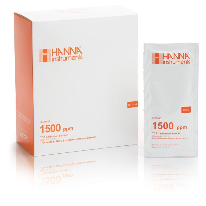 HI70442P总固体溶解度TDS标准缓冲液【1500 ppm】