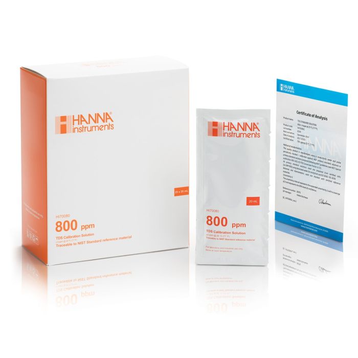 HI70080总固体溶解度TDS标准缓冲液【800 ppm】
