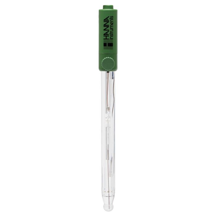 带BNC+引脚连接器的可再填充双结pH电极-HI1043P